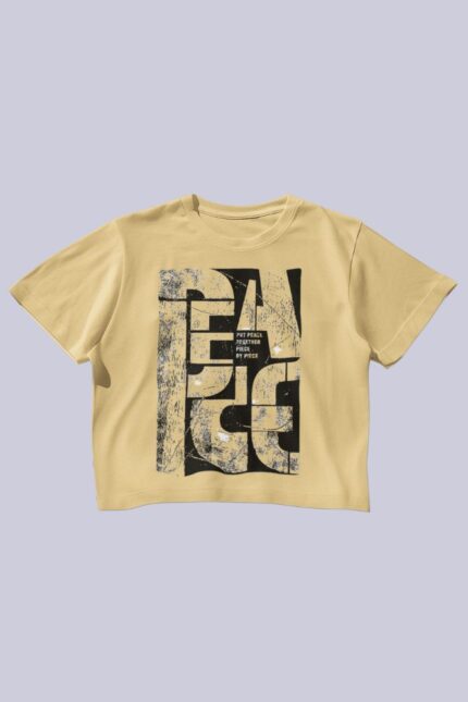 Put Peace Together Crop Top