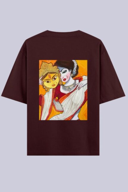 shakti within oversized t-shirt for women