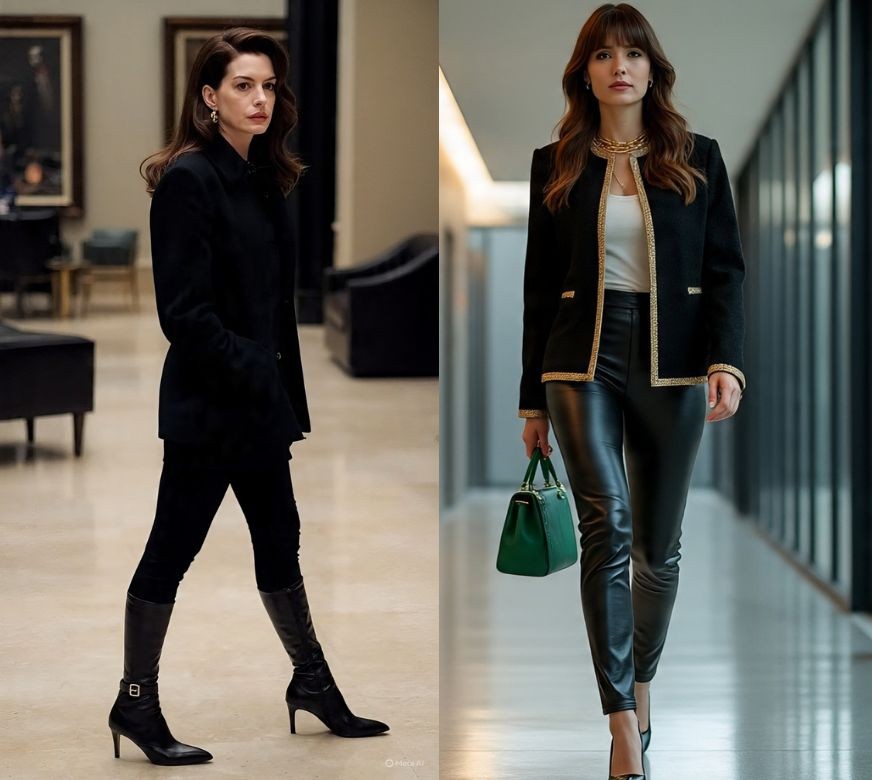 Anne Hathaway’s 1 Stunning Style Swap: Andy’s Chanel Boots to Effortlessly Chic Dad Sandals 2 Untitled design 3 2