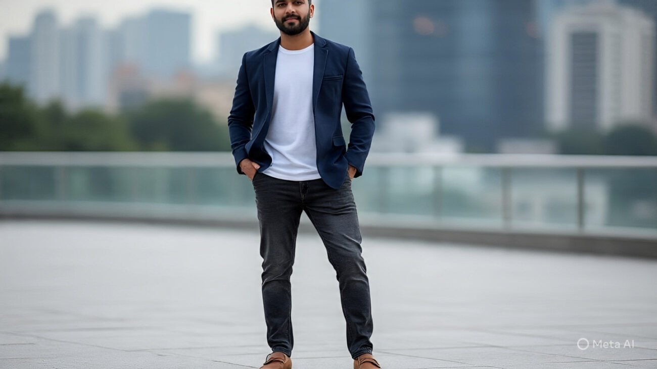 7 Powerful Ways to Style Grey Jeans Like a True Street Style Expert 6 Smart Casual Swagger