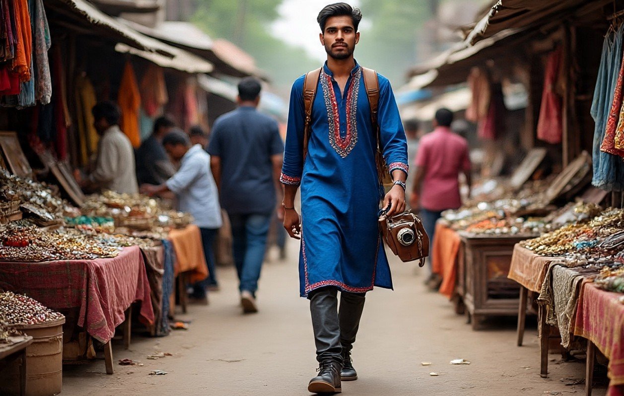 Biker Boots Are Back: 7 Powerful Reasons Why You’ll Love Them in 2025 4 indian young man in kurta and boots