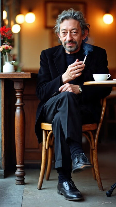 7 Must-Have Reasons Derby Shoes Are the Game-Changing French Trend This Fall 3 serge gainsbourg in derby shoes with a