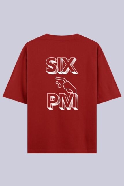 Six PM Oversized Graphic T-Shirt