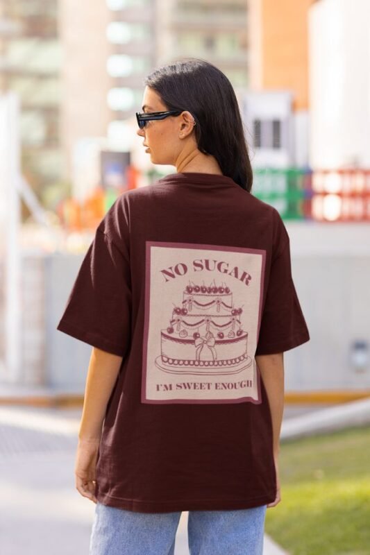 No Sugar Women's Oversized Classic T-Shirt