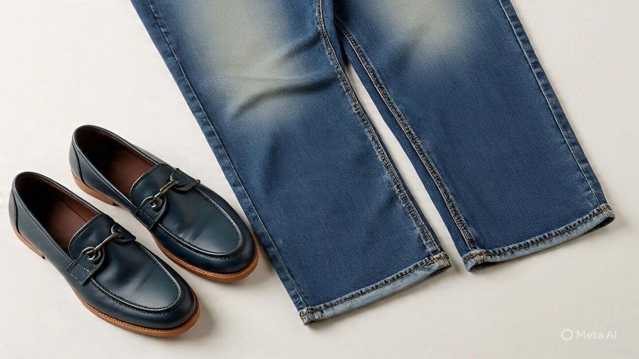 5 Killer Low-Rise Jeans Styling Tips That Push Them Beyond Their Y2K Legacy 4 close up photo of low rise jeans hem with