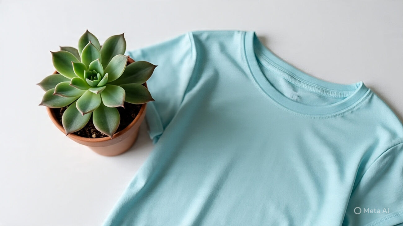 Best Quality T-Shirts for Printing: 8 Must-Have Picks in India for Custom Tees 6 plant cotton t shirt combo flatlay