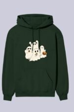 Halloween Ghost Print Hoodie
