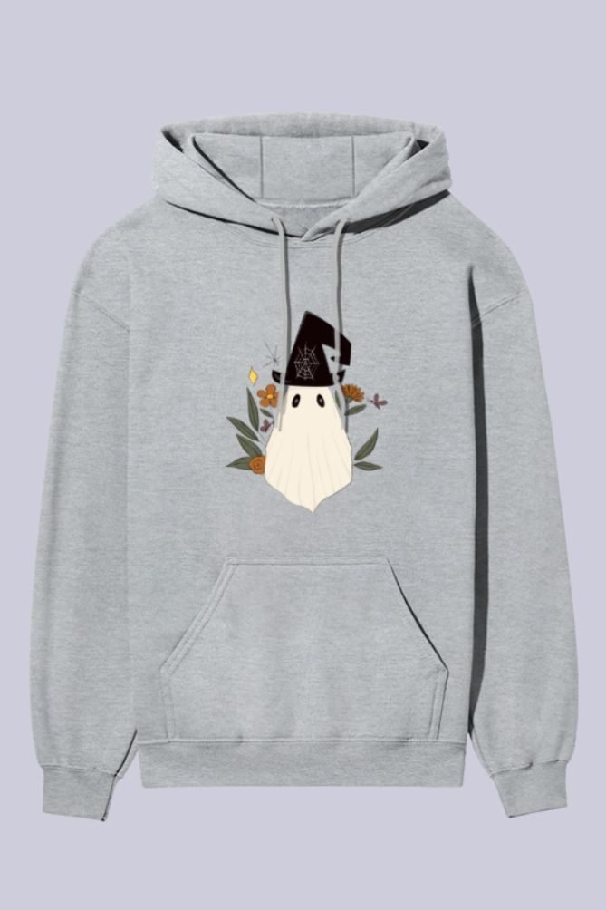 127 Cute Ghost Witch Hoodie