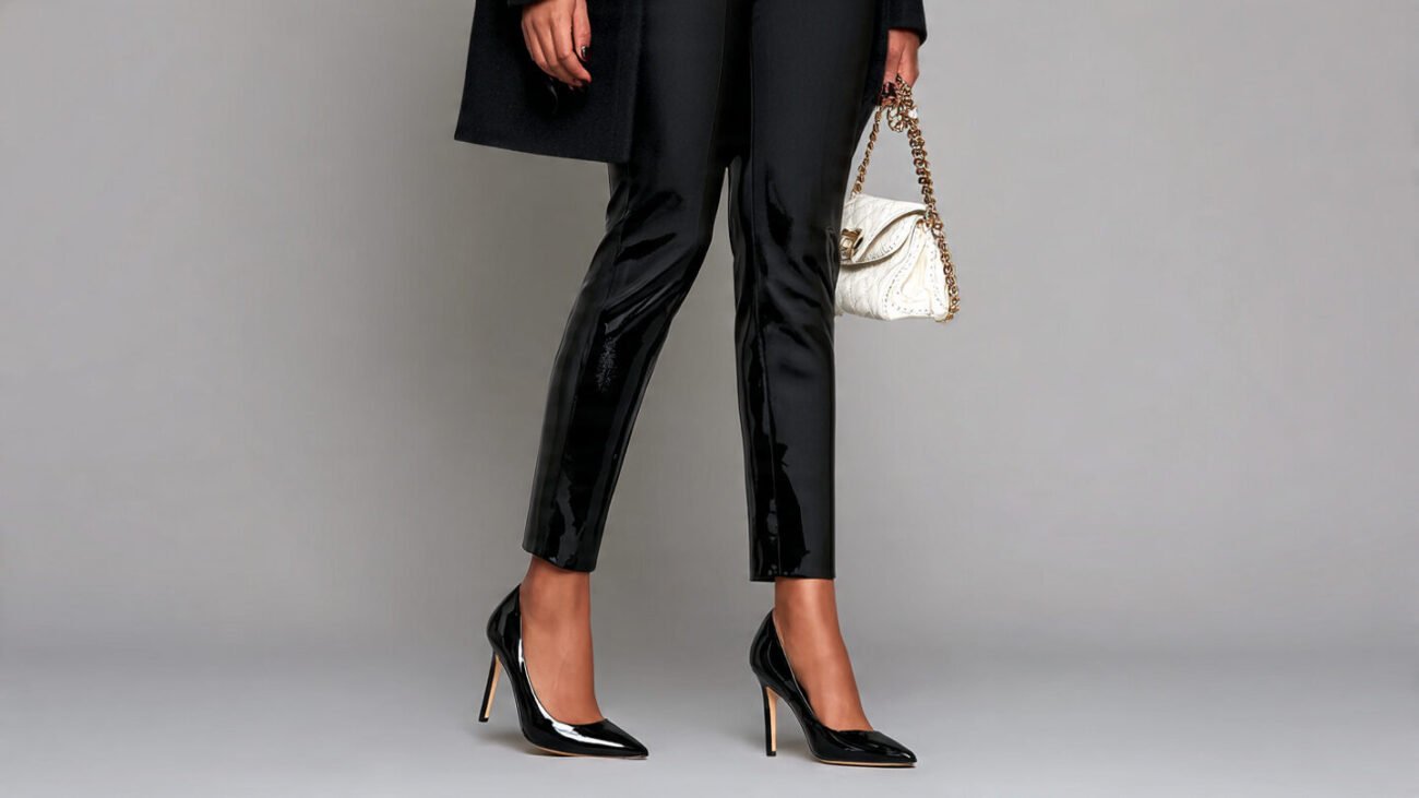 classic black patent pumps for an elegant
