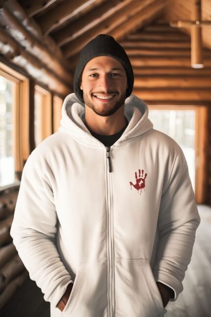 Blood Handprint Hoodie