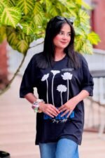 Spring Floral Oversized Standard Tee – Fresh Design & Everyday Comfort - Image 4