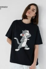 Tom Cat Oversized Classic Tee – Iconic Graphic & Ultimate Comfort - Image 2