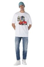 Tom and Jerry Oversized T-Shirt – Fun Cartoon Streetwear Unisex Tee - Image 4