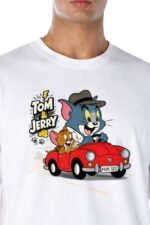 Tom and Jerry Oversized T-Shirt – Fun Cartoon Streetwear Unisex Tee - Image 3