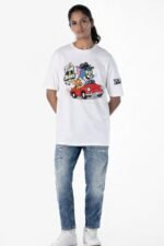 Tom and Jerry Oversized T-Shirt – Fun Cartoon Streetwear Unisex Tee - Image 2