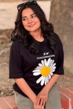 Peace Minus One Daisy Oversized Tee – Bold Trendy Streetwear for Women - Image 4