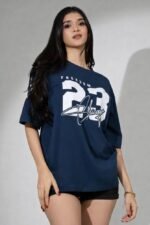 Chicago Oversized Tee for Women – Freedom 23 Urban Street Style - Image 2