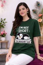 Adorable Penguin Size Oversized T-Shirt for Women – Funny & Stylish - Image 3