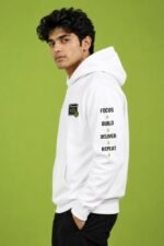 Plan Code Build Repeat Hoodie – Premium 260 GSM Developer Pullover Hoodie - Image 3